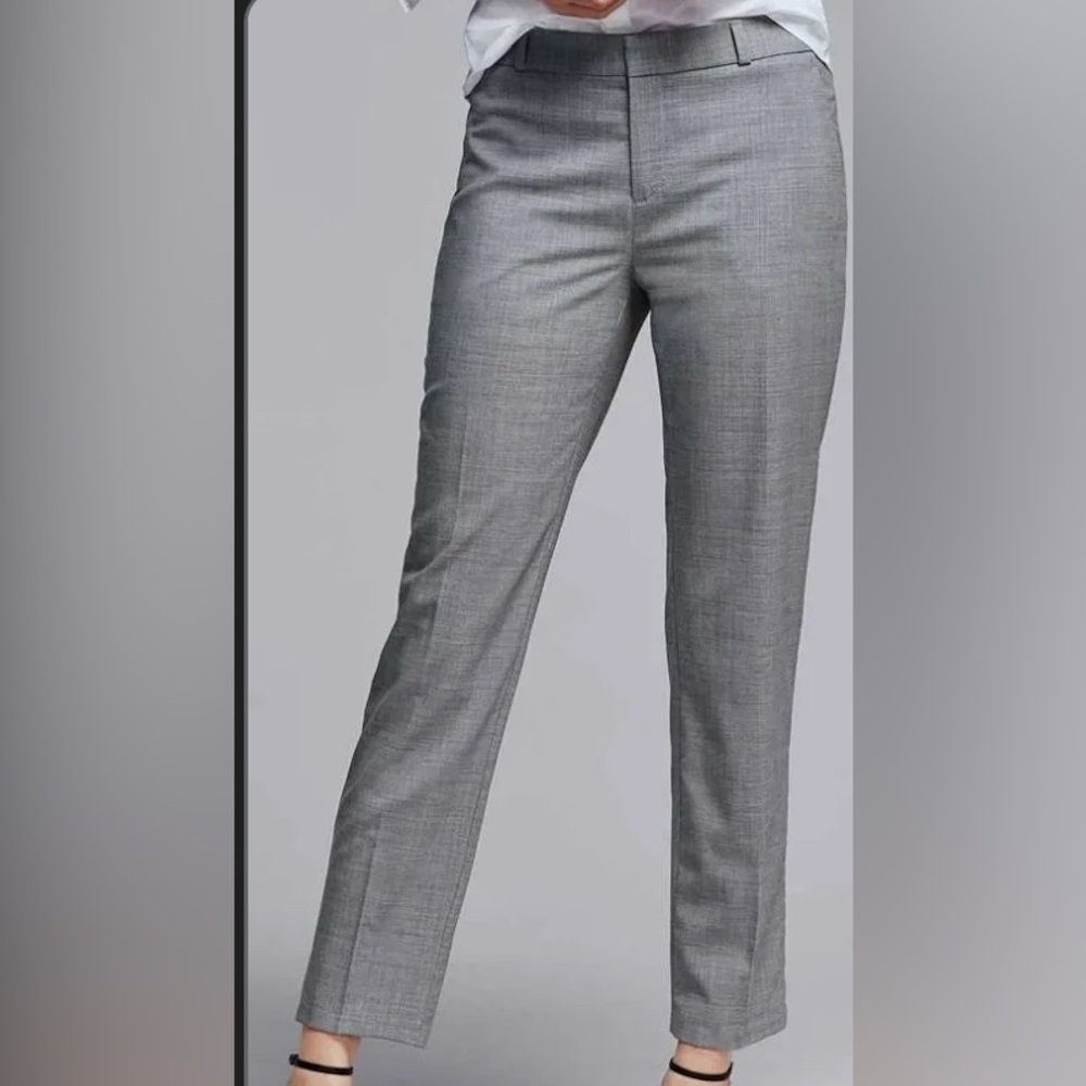 Banana Republic Gray Ankle-Length Dress Pants